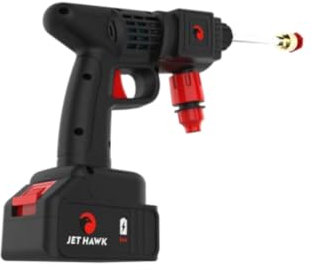 Venteo - JET HAWK - Nettoyeur pression sans fil - Rechargeable - rapide - pratique