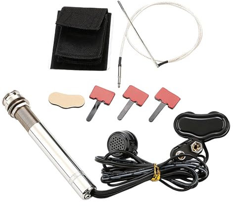 Stylo-tube pour guitare acoustique, micro, micro actif avec tige piézoélectrique