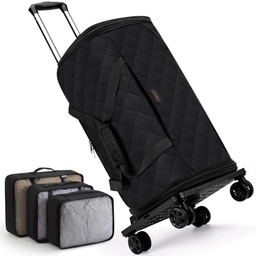 Kleidersäcke zum Rollen für Reisen – Handgepäck, wandelbare Kleidertaschen mit Rollen für Männer und Frauen, 4-in-1, große Reisetasche mit Schuhfach, zum Aufhängen, für Anzug, Kleid, Wochenendtasche