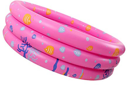 BESPORTBLE Piscina Gonfiabile per Interni Ed Esterni per Feste e Relax Include e Piscina Palline Colore Rosa