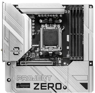 motherboard Fit For MSI B650 Motherboard B650M PROJECT ZERO AM5 DDR4 256GB Wi-Fi 6E M.2 Support Ryzen 9 7900 8700G 7600 8600 9600 8400F MATX