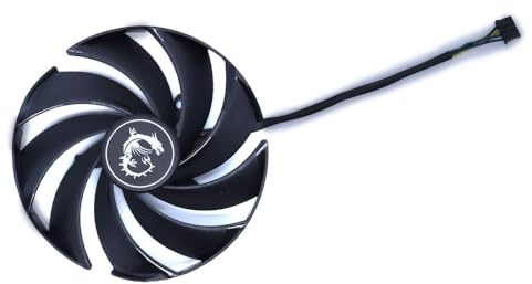 SHUAPOZ PLD10020B12HH, Ventilateur de Carte vidéo, pour MSI RTX 4090 Gaming X Slim 24 Go pour RTX4090 Trio, Refroidisseur Graphique GPU(1 Pcs Type A Fan)