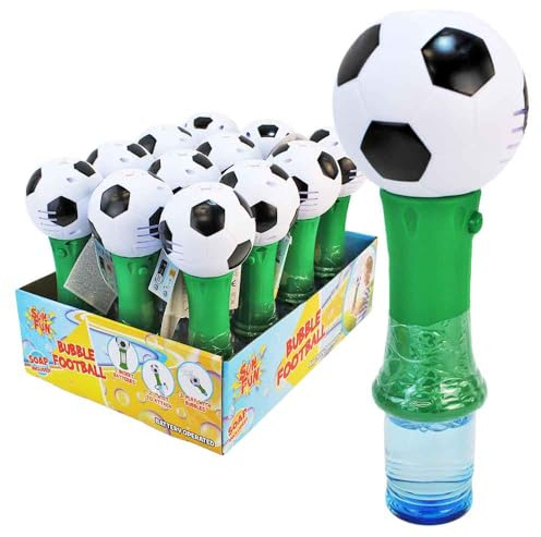 Seifenblasenstab Fußball – ca. 23,5 cm – 60 ml – Seifenblasen im Fußball Design – für Garten, Party und Public Viewing – ab 3 Jahren (12)