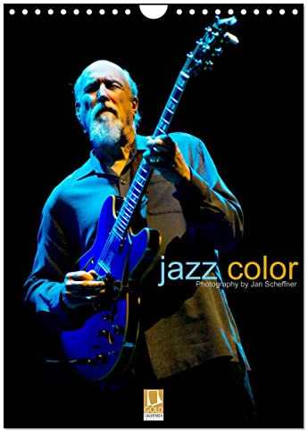 jazz color (Wandkalender 2026 DIN A4 hoch), CALVENDO Monatskalender: 12 Farbfotos bekannter Jazzmusiker. (CALVENDO Kunst)