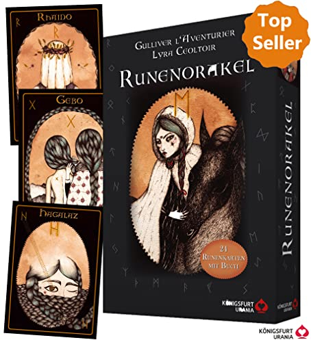 Runenorakel: 24 Runenkarten mit Buch (Runen Orakel Deutsch)