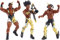 WWE FDX69 Elite Bootyos Wrestling Tag Team Actionfiguren 3er-Pack in Müslibox