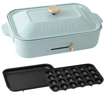 BRUNO compact hot plate BOE021-BGY Blue-gray (Japan Domestic genuine products)