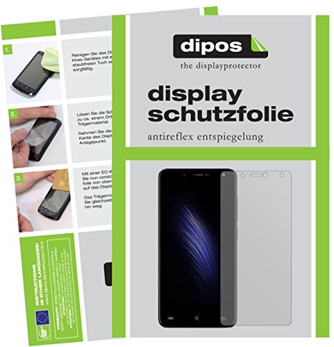 dipos I 6x Screen Protector matte compatible with Cubot Hafury Mix 2017 Protection Films