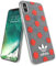 Adidas - 70s Clear Case - Hard Cover - Apple iPhone X - Red/White