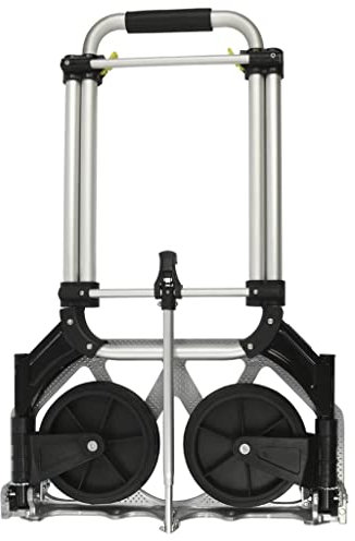 Pro Plus 770926 Klappbare Sackkarre Aluminium 70 kg, Silber/Schwarz