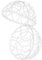 URBNLIVING White Wire Mesh Ball Hanger