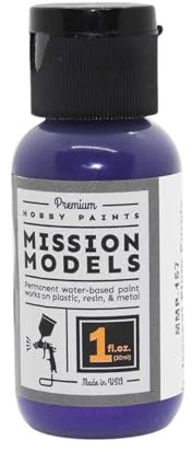 MISSION MODELS MMP-157 Iridescent Plum Purple Acrylic Paint 1 oz (30ml)