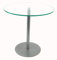 freeroom24 Beistelltisch, Tisch, Couchtisch Ella in Silber Brillant, Ø50cm, rund, Verschiedene Höhen (Ø50cm, Verschiedene Höhen, 80)