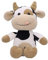 YOUTHINK Kuh, Kuh Gefülltes Plüschtier Niedliches Plüschkuh Spielzeug Tier Cartoon Vieh Kalb Puppe Kuscheltier für Baby Kinder Mödchen