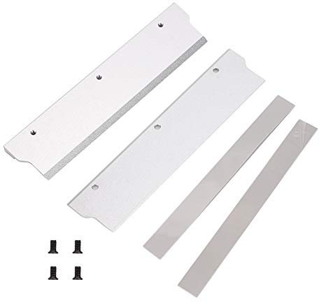 Fdit Memory RAM Cooler, Aluminum Alloy Heat Sink Vest for Desktop PC SDR/DDR SDRAM, Universual DIY PC Cooling Case with Thermal Pad (134 x 8 x 32 mm) (Silber)