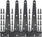 T Hinges,4 Pcs 6 Inch T Strap Heavy Duty Black Metal Door Hinges, Used for Wood Doors, Outdoor Wooden Fences, Shed Doors, Gates,Cabinets,Windows(100/150/200mm) (6 inch)