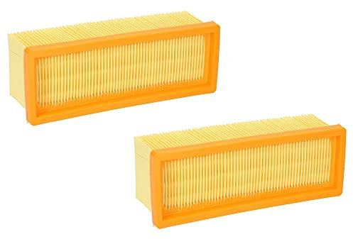 Wessper 2x Filtres À Air Pour Aspirateurs Industriels Karcher 2501, 2601, 2601 Plus, 3001, Se 2001, Se 3001, Se 5.100, Se 6.100