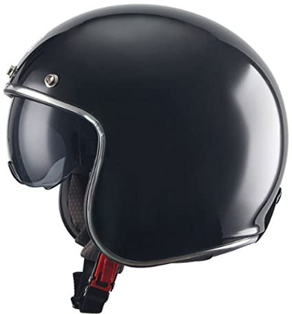 Jet-Helm mit Sonnen-Visier, Retro Pilot-Helm für Brillen-Träger, Roller-Helm für Frauen und Herren im edlen Vintage-Look, Motorrad-Helm, Qualität Nach DOT/ECE-Norm,#11,XXL