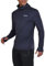 TCA Herren Warm-Up Trichterhals Thermo Laufshirt - Dunkelgrau, XL