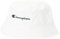 Champion Unisex Icons Accessories-805975 Woven Cotton Twill Small Script Logo Fischerhut, Weiß, S/M
