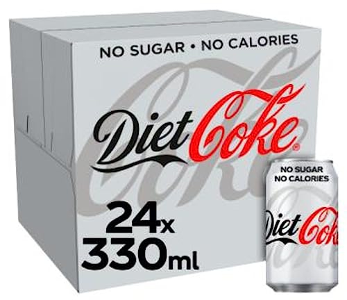 Wowboxme Diet Coke Low Sugar Cola Soft Drink (330ml)