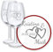 LALALO Hochzeit Weingläser Geschenk-Set mit Gravur: Wein, Brautpaar Präsent & Deko zum Hochzeitstag – Weinglas personalisiert als Hochzeitsgeschenk.