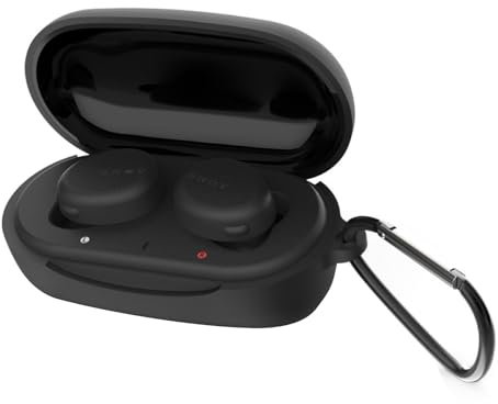 Earbuds Cover Earphones Case Solid Anti-Drop Silicone Earphones Protective Case for Sony WF-XB700 Earphones Bag Earbuds Case