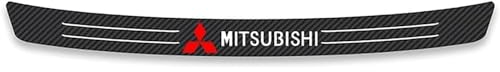 WACDXST Auto Kohlefaser Ladekantenschutz Aufkleber, für Mitsubishi Outlander PHEV 2016-2019 Kofferraum Ladekantenschutz Anti-Kratz Styling Deko Zubehör