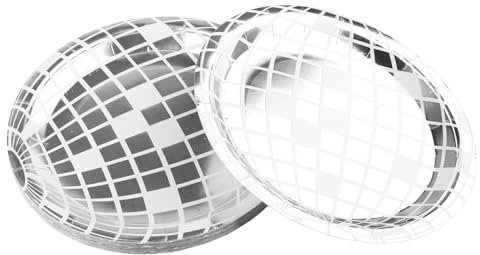 Luckious 25 PCS Disposable Dining Plates, Paper Cups, 9-inch Disco Paper Plates, Party Decorations, Atmosphere Themed, Suitable for Disco Themed Parties, Birthdays, Weddings