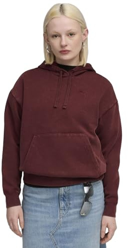 PUMA Unisex ESS Elevated Relaxed Wash Hoodie FL Kapuzenpullover (1er Pack)