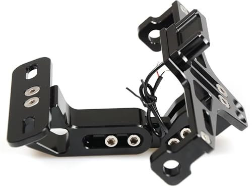 for Fender Eliminator For BMW K1200R K1200R For SPORT K1200S R1200R R1200RT S1000RR Motorcycle License Plate Bracket Licence Plate Holder Frame Number Tail Tidy Motorbike(Black)