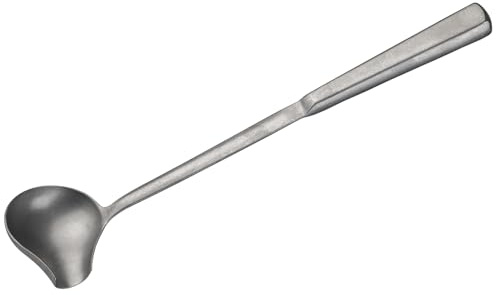 APS 75925 - Cucchiaio per salsa, 7 x 5,5 cm, manico: 22 cm, acciaio inox 18/0, 0,02 litri, look vintage