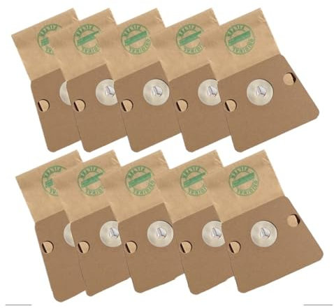 TPLEJCFN Sacs À Poussière en Papier for Aspirateurs, Compatibles avec Les Modèles Rowenta ZR480/ZR486/ZR425/RO1274/Soam RO1221.