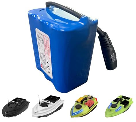 7.4V 12000mA 18000mAh Rechargeable Lithium Battery for D16 D18 V18 D19 D20 D26 Fishing Bait Boat (7.4V 18000mAh)