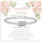GEMAURA 60th Birthday Gifts for Women,Adjustable Silver Bracelet for Women Unique 60th Birthday Presents Best Gifts Ideas with Cards Cool Birthday Presents for Older Mom Old Lady