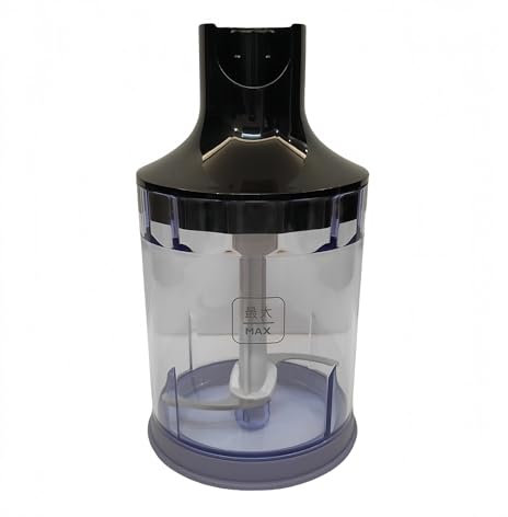 Kit di accessori for frullatore a immersione, compatibile con frullatore Philips: bicchiere tritatutto in Tritan da 700 ml, attacco e lame in acciaio inossidabile, compatibile con frullatori a immersi