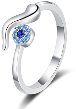 Elegant Sweet Devil's Eye Ring mit Zirkonring Weihnachten Ins Stil für Frauen Geburtstag Geschenk Minimalistischer trendiger Schmuck