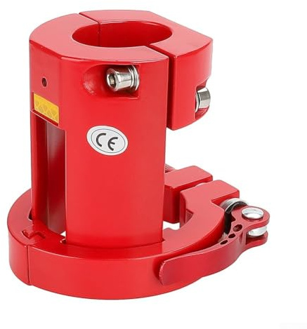 Jonikuper Aluminum Alloy Folding Stem Clamp for Xiaomi/Pro/Pro2/1S Electric Scooters, Fixes Wobble and Squeaking, Improves Safety and Sturdiness (Red)