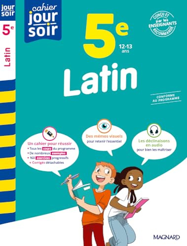 Latin 5e - Cahier Jour Soir: Conçu et recommandé par les enseignants