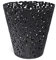 balvi Papierkorb Letters Farbe schwarz Kunststoff 30 cm