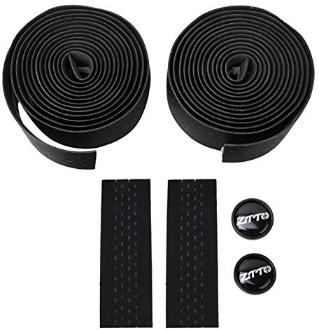 Lenkerband Rennrad,Fahrrad Lenkerband 2 St¨¹Cke Anti-Rutsch Pu Rennrad Lenkerb?Nder Lenker G¨¹Rtel Radfahren Griff Wraps Weiche Atmungsaktive Mountainbike B?Nder Lenker Wraps F¨¹R Touring Radfah