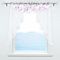 ESLIR Scheibengardinen modern Bistrogardine Küche Gardinen Voile Transparent Tunnelzug Kurzstore Küche Kleinfenster Vorhänge Violett BxH 120x145cm 1 Stück