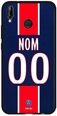 Coque Maillot Foot - Paris Domicile 2020/2021 - Ligue Champion - Personnalisable (Huawei P20 Lite)