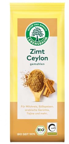 Lebensbaum Bio Zimt Ceylon gemahlen, 50 g
