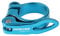 Mimoke Fahrrad Sattelkloben Schnellspanner Sattelstütze Sattel-klemme Sattel-schelle Klemmring Sattelstützenklemme Schnellverschluss 31,8mm 34,9mm für MTB und Rennrad (Blau, 31.8MM)