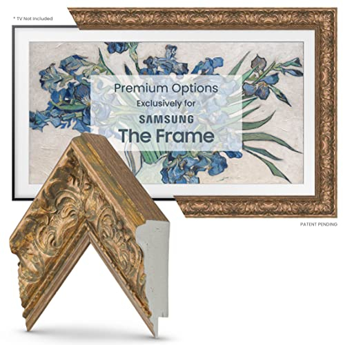 Deco TV Frames -Tuscan Copper Compatible ONLY with Samsung The Frame TV (Fits 2021-2023 Frame TV, 32)