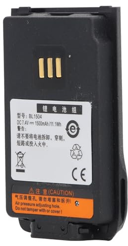 Radio a due vie per Hytera, 7,4 V 1500 MAH BL1504, ricaricabile, agli ioni di litio per Hytera BL1504 BL1502 BL2010 BL2020 UL913