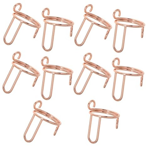 IWOWHERO 10stücke Teiliges Verstellbarer Nagelringe Für Kreative Nageldesigns Wiederverwendbare Fingernagelringe Kleber Für Maniküren Und Besondere Anlässe