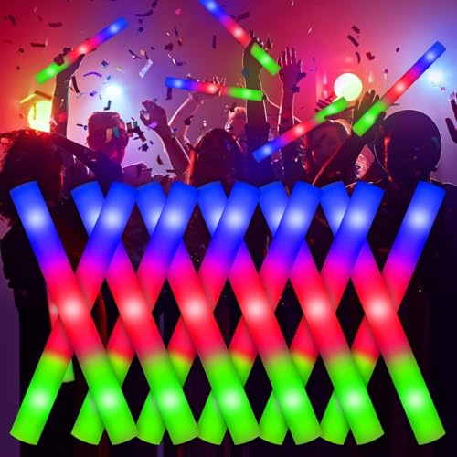 Anosuwa 30 Stück leuchtstäbe led,knicklichter party set,leuchtstab,Led Spielzeug Kinder,Glow Stick,knicklichter party set party led spielzeug kinder,Für Hochzeiten,Geburtstage