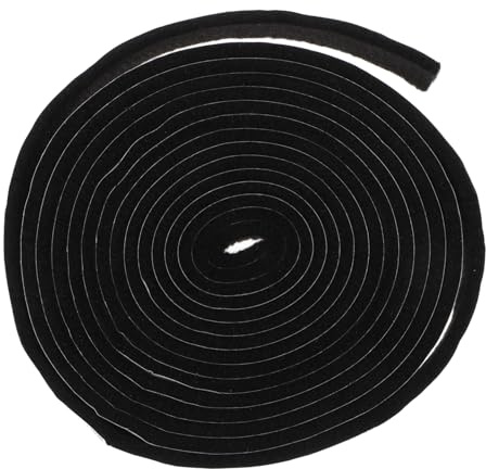 VILLCASE Joint Étanchéité Auto-adhésif Noir Haute Température pour Barbecue et Fumoir Bande Ignifuge Résistante pour Cuisson Extérieur et Camping